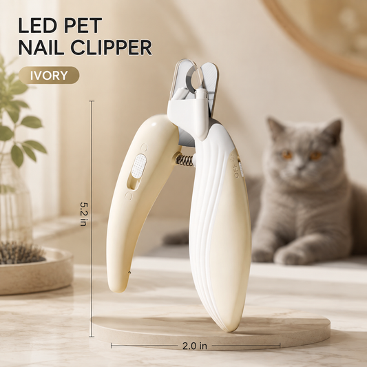 LED Pet Nail Clipper with Safety Guard