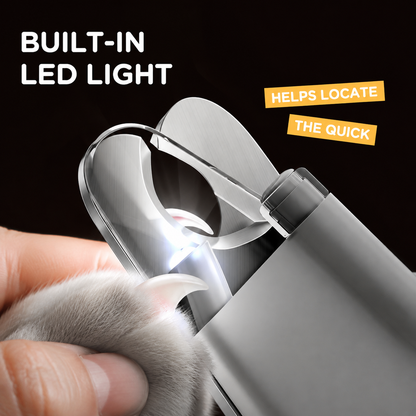 LED Pet Nail Clipper with Safety Guard